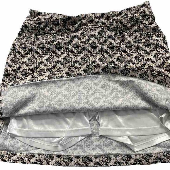 SPORT HALEY Skort Dauphine Skirt Pullon Golf/Tennis Beige/Black/White Womens 4 - Picture 3 of 10